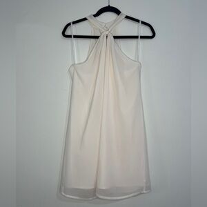 Naked Zebra White Halter Sundress for Brides